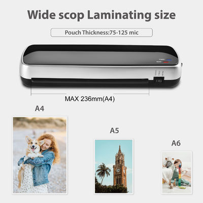 AC110V/60Hz ऑफिस लैमिनेटर मशीन 3-6 मिनट के लिए वार्म अप समय के लिए