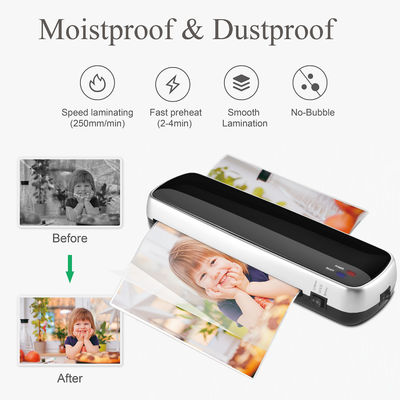 AC220V/50HZ कार्यालय लेमिनेटर मशीन तापमान समायोज्य के साथ