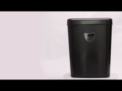 CD228P 12 शीट्स क्रॉसकट वाणिज्यिक कार्यालय पेपर स्क्रैडर 25L उच्च सुरक्षा