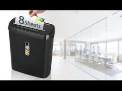 SD108P 11L बास्केट बिन के साथ घर और कार्यालय के लिए स्ट्रिप काटने वाले पेपर स्क्रैडर