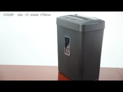 CD226P-12 P-4 सुरक्षा स्तर कार्यालय क्रॉस कट के लिए भारी शुल्क कागज shredder मशीन